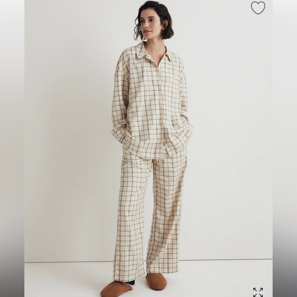 Plaid Flannel Pajama Set